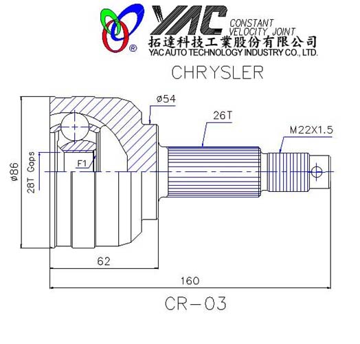 C.V. JOINT CO., LTD w C.V. JOINT BDRIVE SHAFT BUNIVERSAL JOINT BHUBS