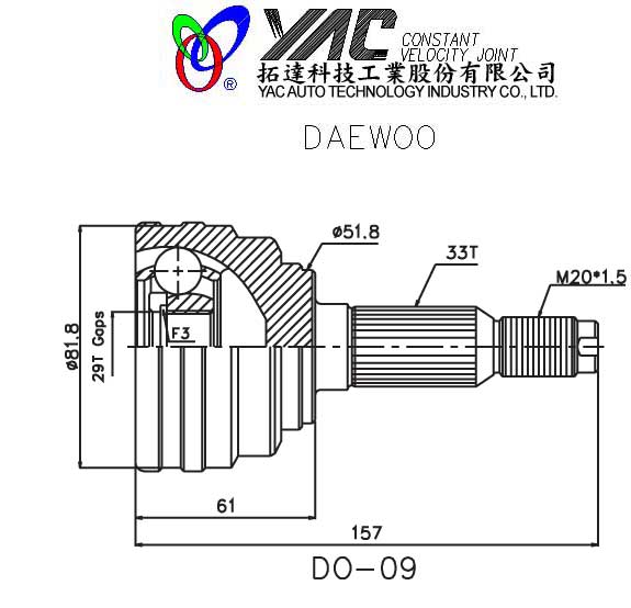 C.V. JOINT CO., LTD w C.V. JOINT BDRIVE SHAFT BUNIVERSAL JOINT BHUBS