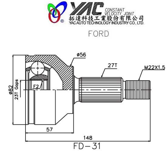 C.V. JOINT CO., LTD w C.V. JOINT BDRIVE SHAFT BUNIVERSAL JOINT BHUBS